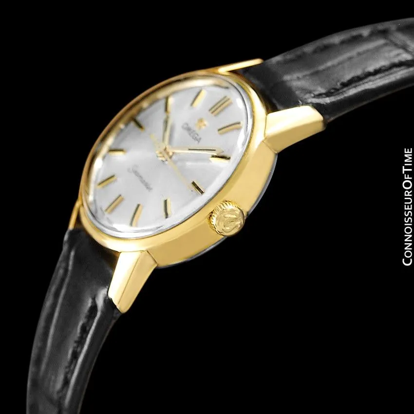 1964 Omega Seamaster Vintage Ladies Watch - 18K Gold Plated & Stainless Steel
