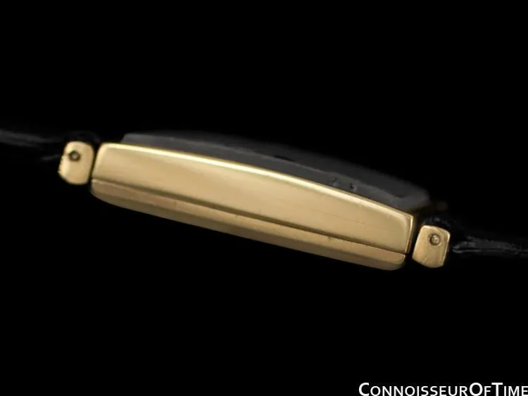 1980's Tiffany & Co. Vintage Mens Dress Watch - 14K Gold