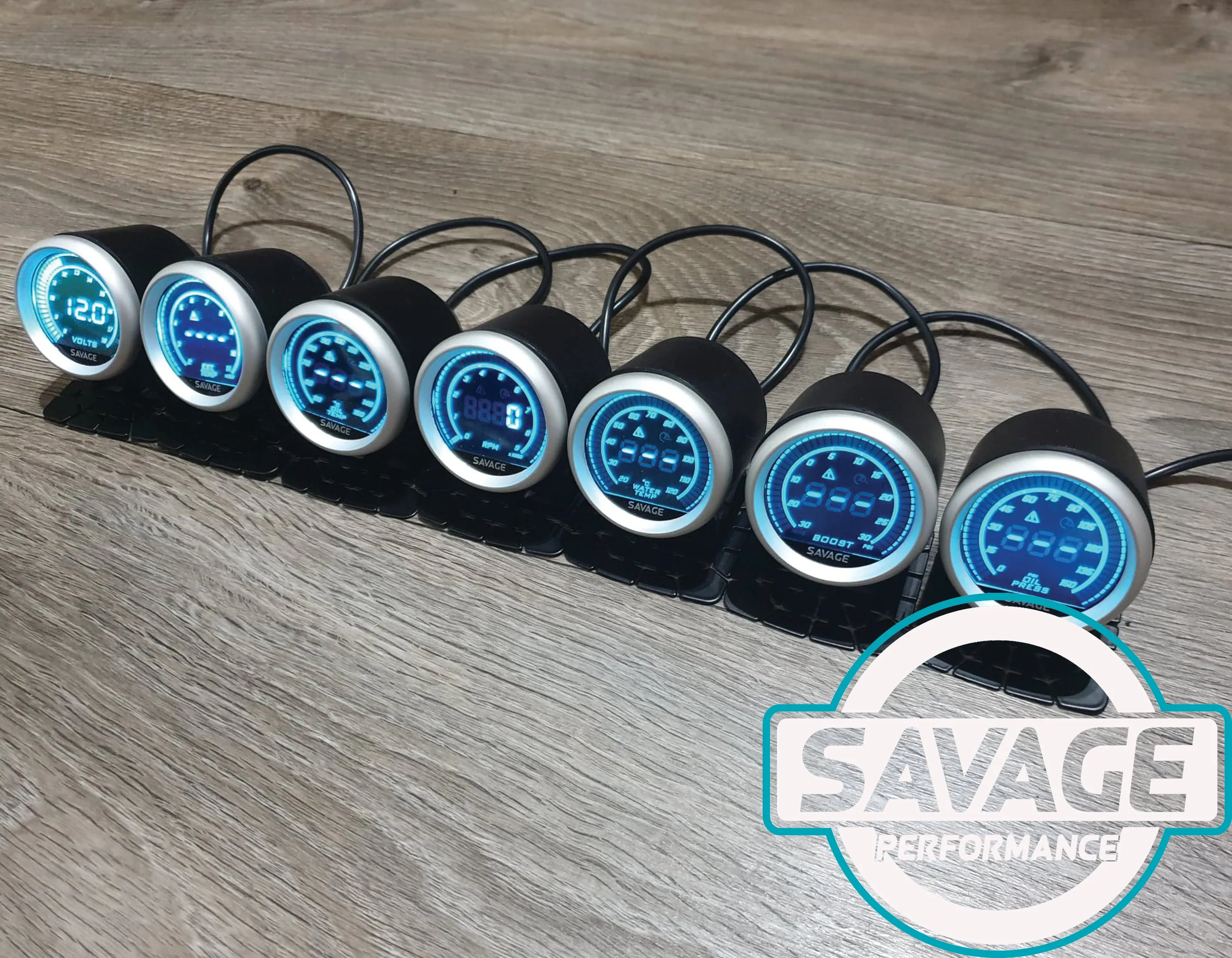 52mm Digital Savage EGT (Exhaust Gas Temperature) Gauge 7 Colours