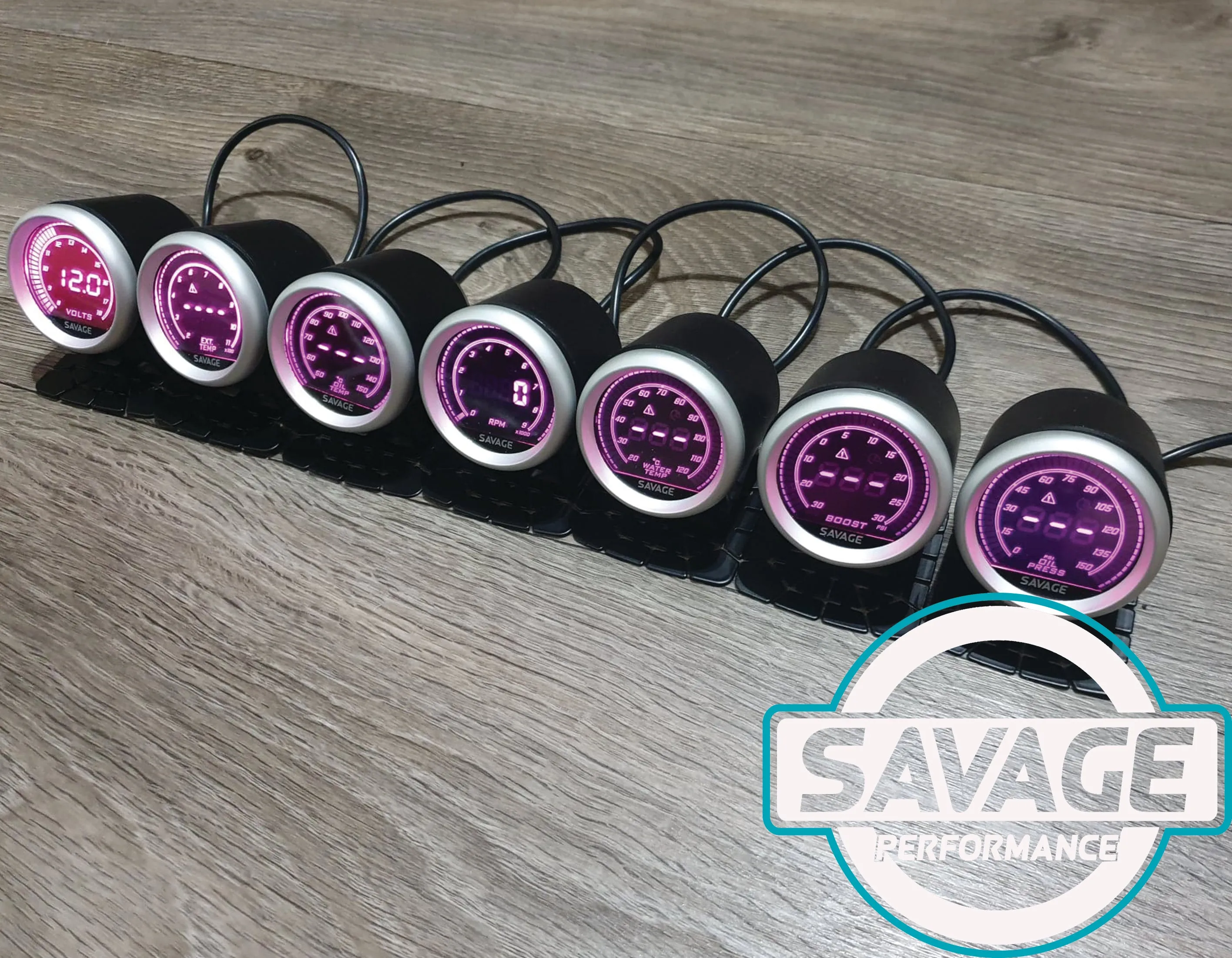 52mm Digital Savage EGT (Exhaust Gas Temperature) Gauge 7 Colours