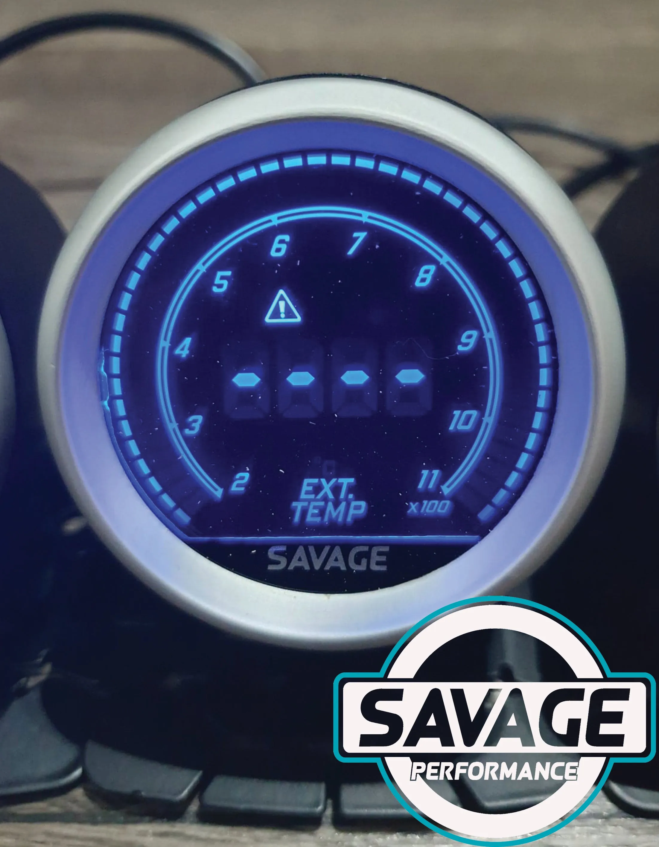 52mm Digital Savage EGT (Exhaust Gas Temperature) Gauge 7 Colours