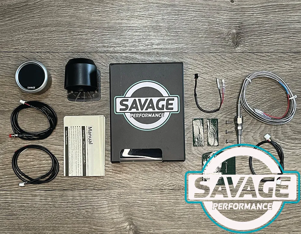 52mm Digital Savage EGT (Exhaust Gas Temperature) Gauge 7 Colours