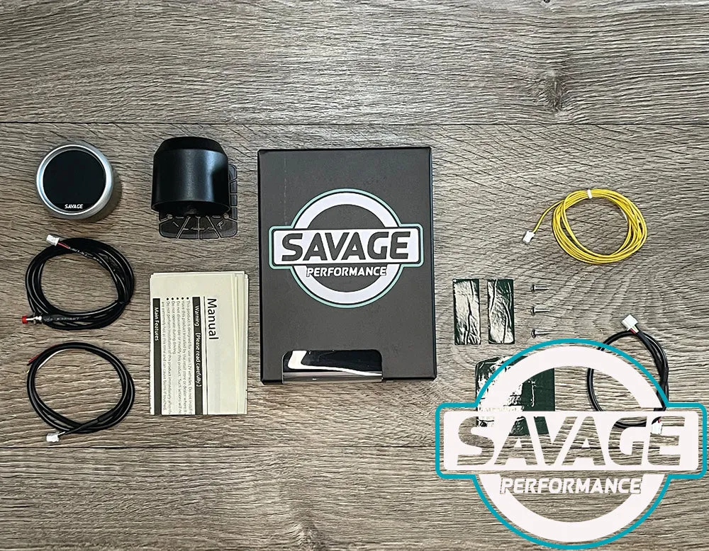 52mm Digital Savage RPM (Tacho) Gauge 7 Colours *Savage Performance*