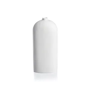 5" x 11" Tall White Ceramic Vase