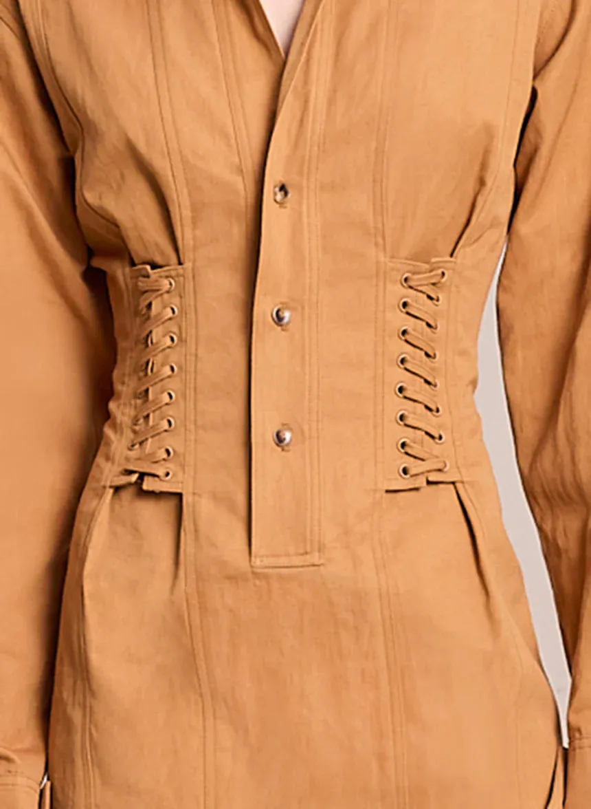A.L.C. - Paisley Dress - Bronze