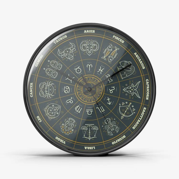 Astrology Wall Clock Silent Non Ticking Quality Quartz