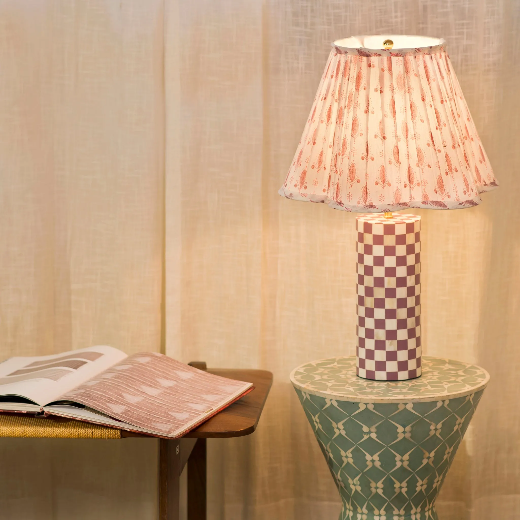 Blokette Pattern Lamp Shades