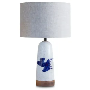 Blue "Splat" Table Lamp