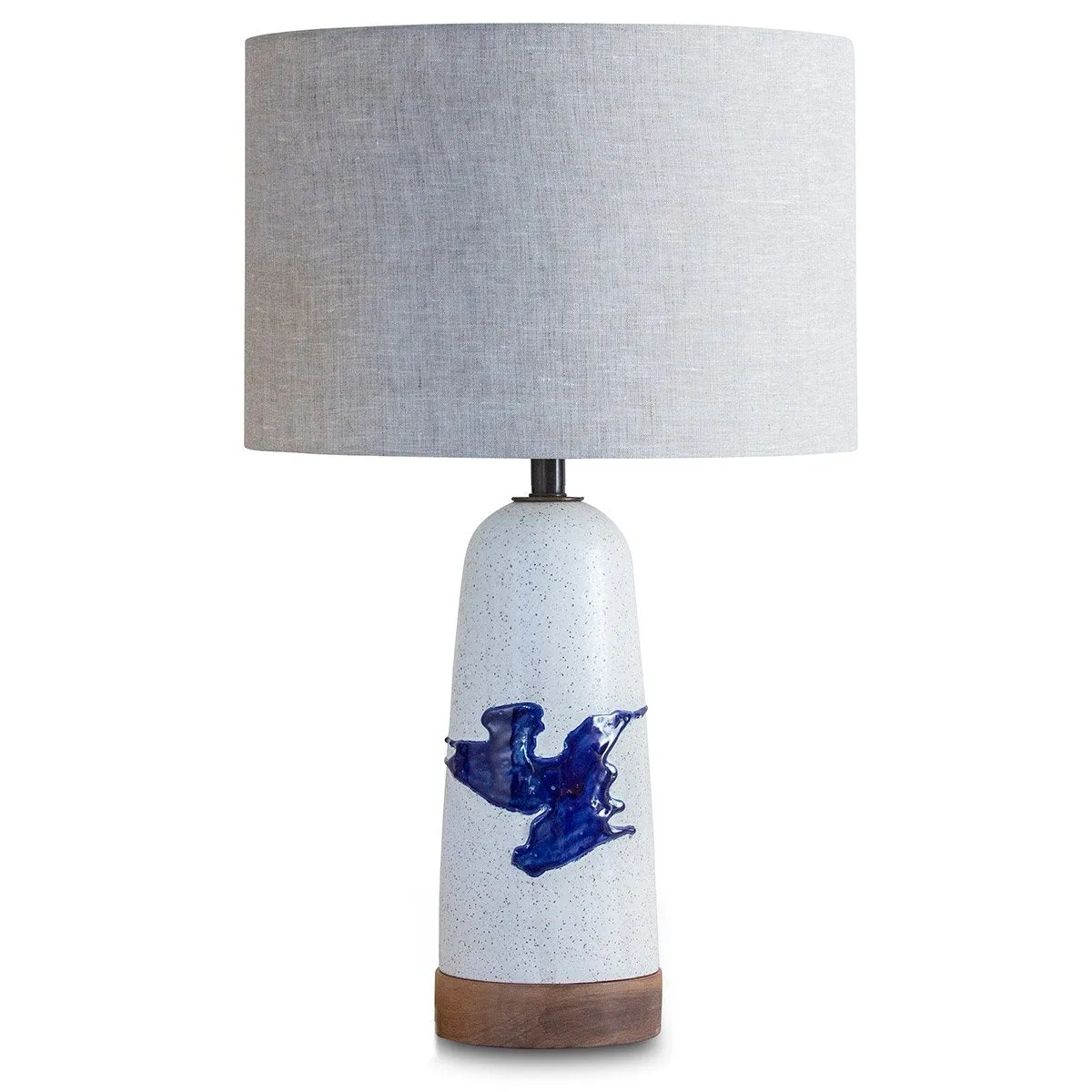Blue "Splat" Table Lamp