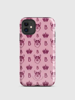Bridgerton Corgi Pattern iPhone Tough Case