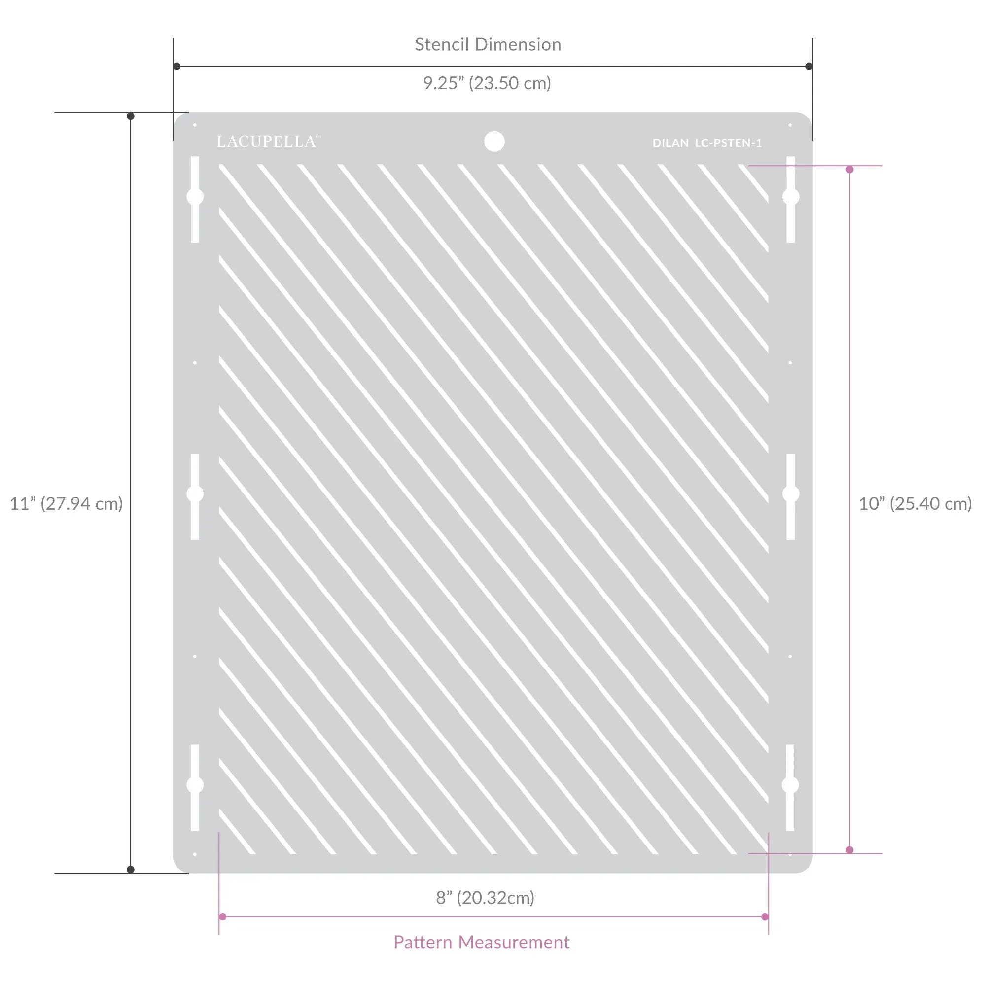 Cake Decorating Stencil FLOAT