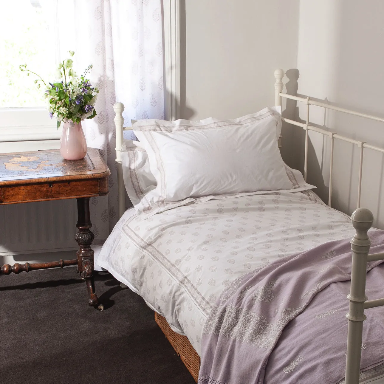 Camila Paisley Hand Block Printed Duvet Cover