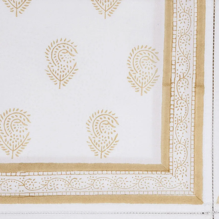 Camila Paisley Hand Block Printed Duvet Cover