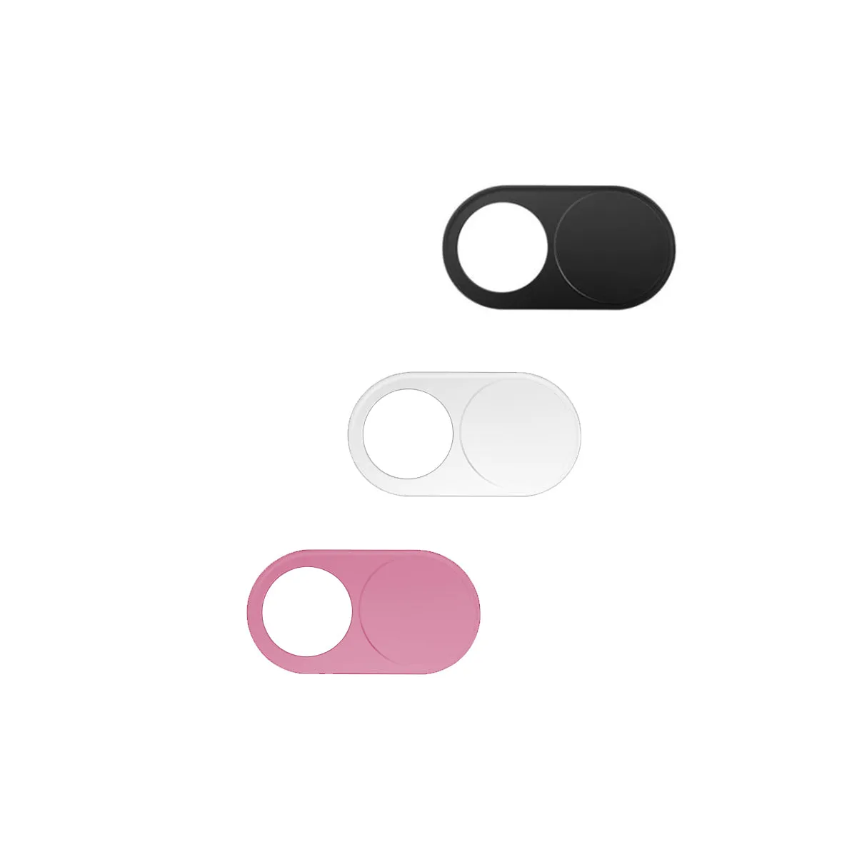 Cell Phone and Webcam Privacy Protector - Black. Pink or White - 1 or 3 Pack