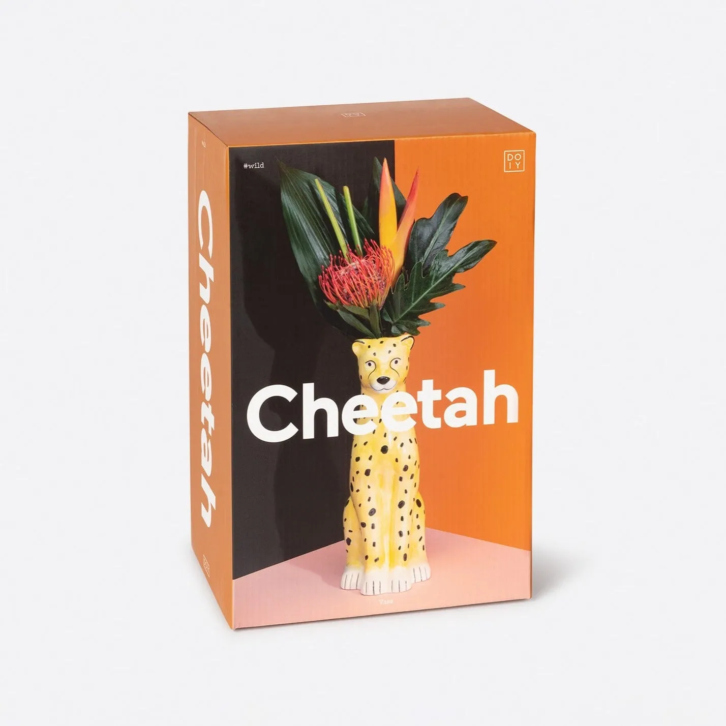 Cheetah Vase