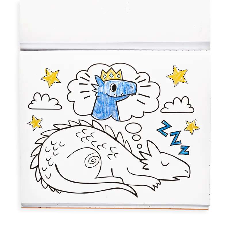 Coloring Book - Knights & Dragons