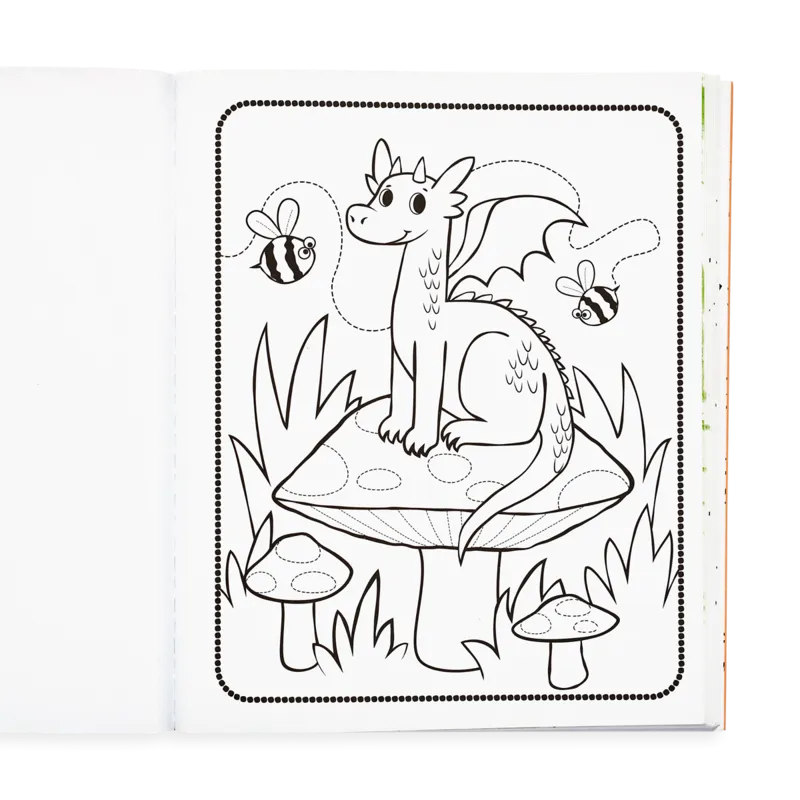 Coloring Book - Knights & Dragons