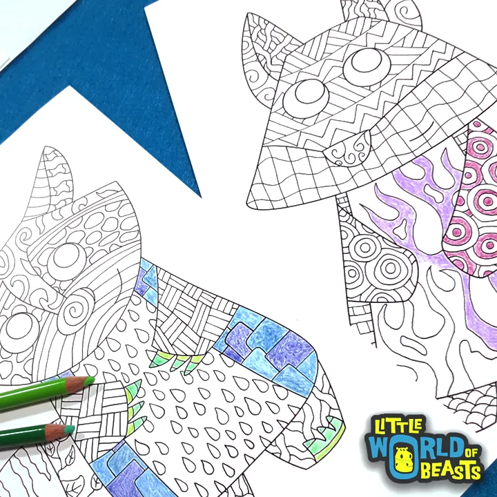 Complex Patterns - 24 Coloring Pages Download