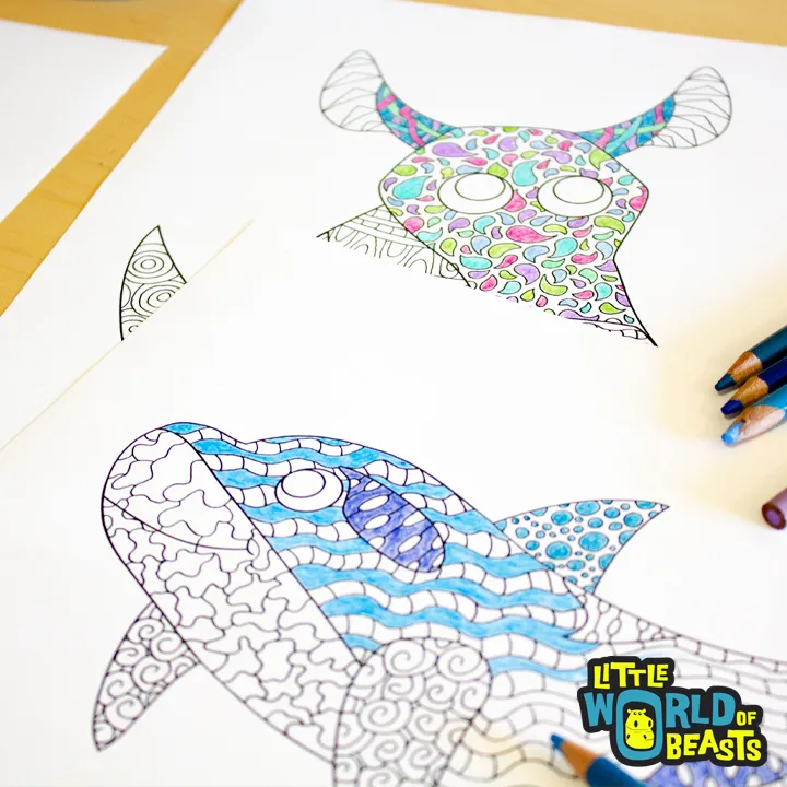 Complex Patterns - 24 Coloring Pages Download