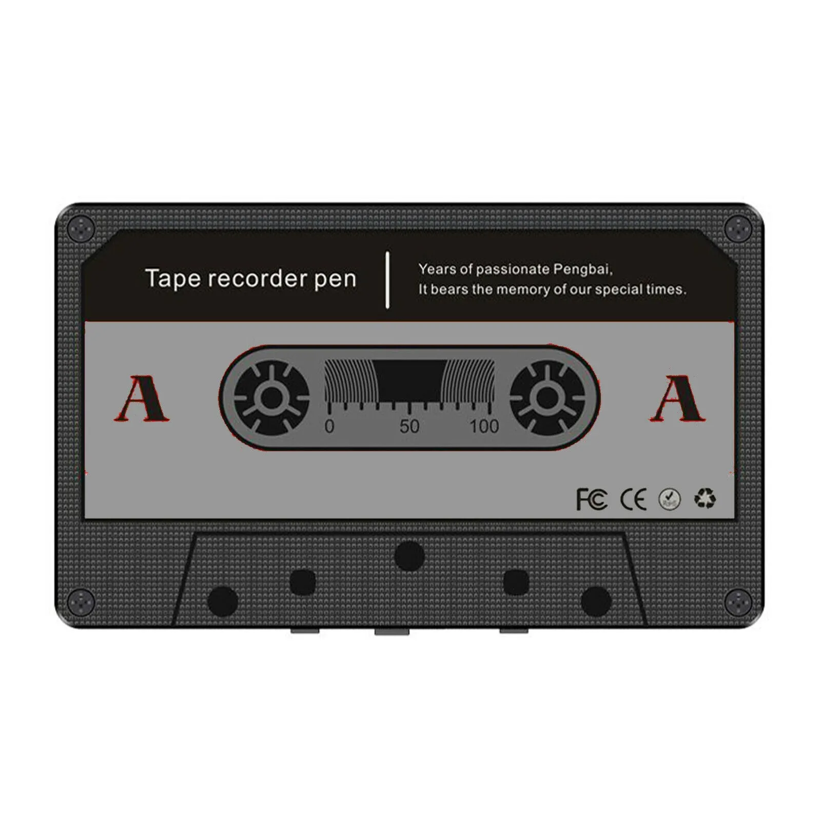 Covert Hidden Voice Operated Recorder & Transmitter in Cassette Tape Sound Activated / 80  Hour Battery