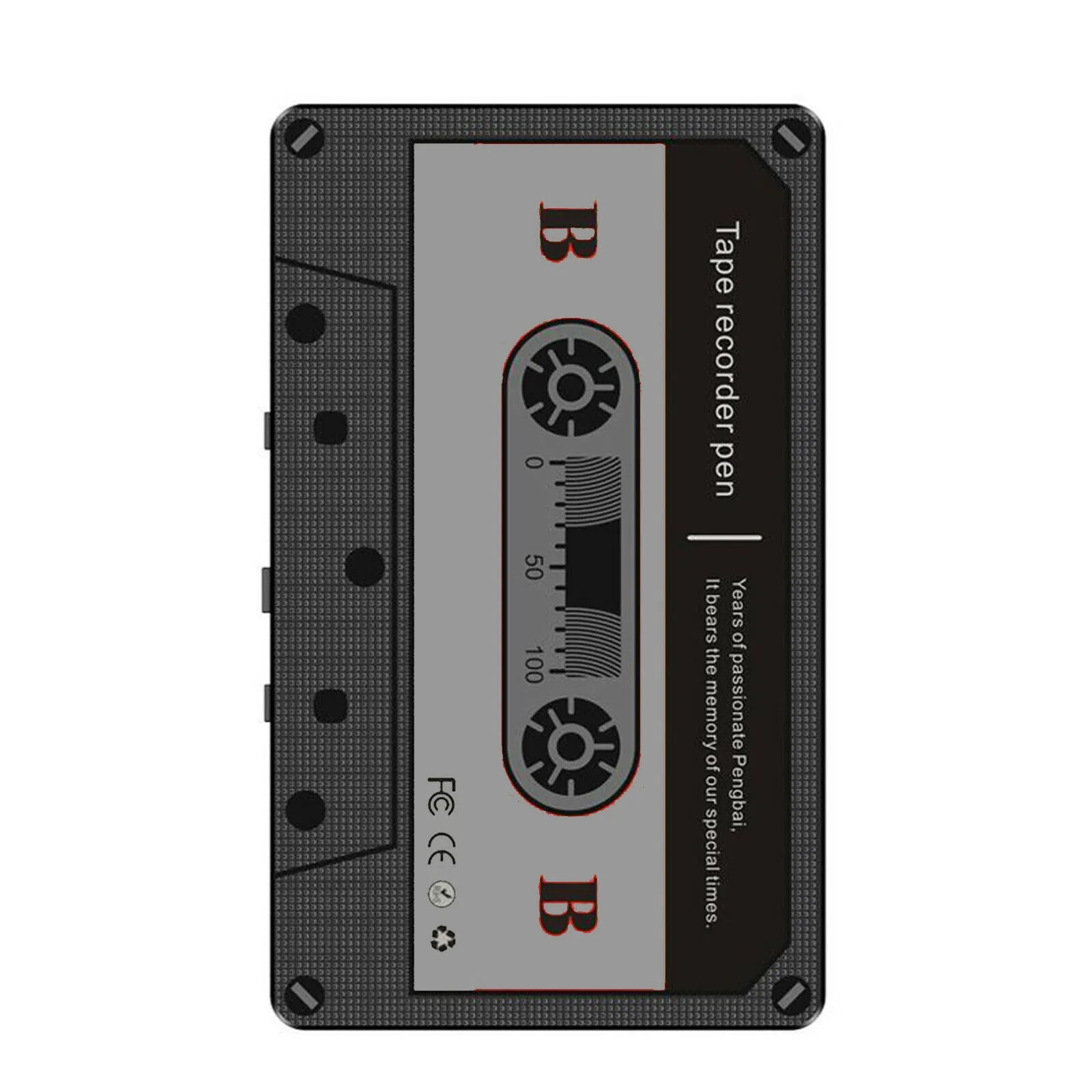 Covert Hidden Voice Operated Recorder & Transmitter in Cassette Tape Sound Activated / 80  Hour Battery
