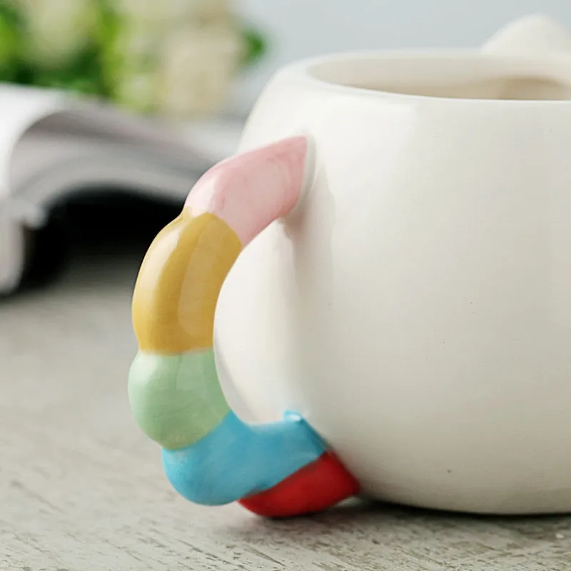 Creative Ceramic Mug 3D Unicorn Coffee Cup Unicorn Mugs