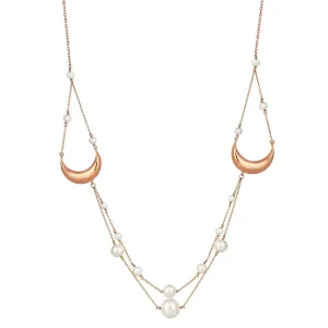CRESCENT PEARL FESTOON NECKLACE