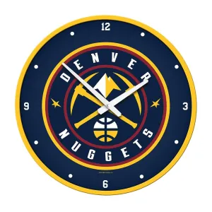 Denver Nuggets: Modern Disc Wall Clock