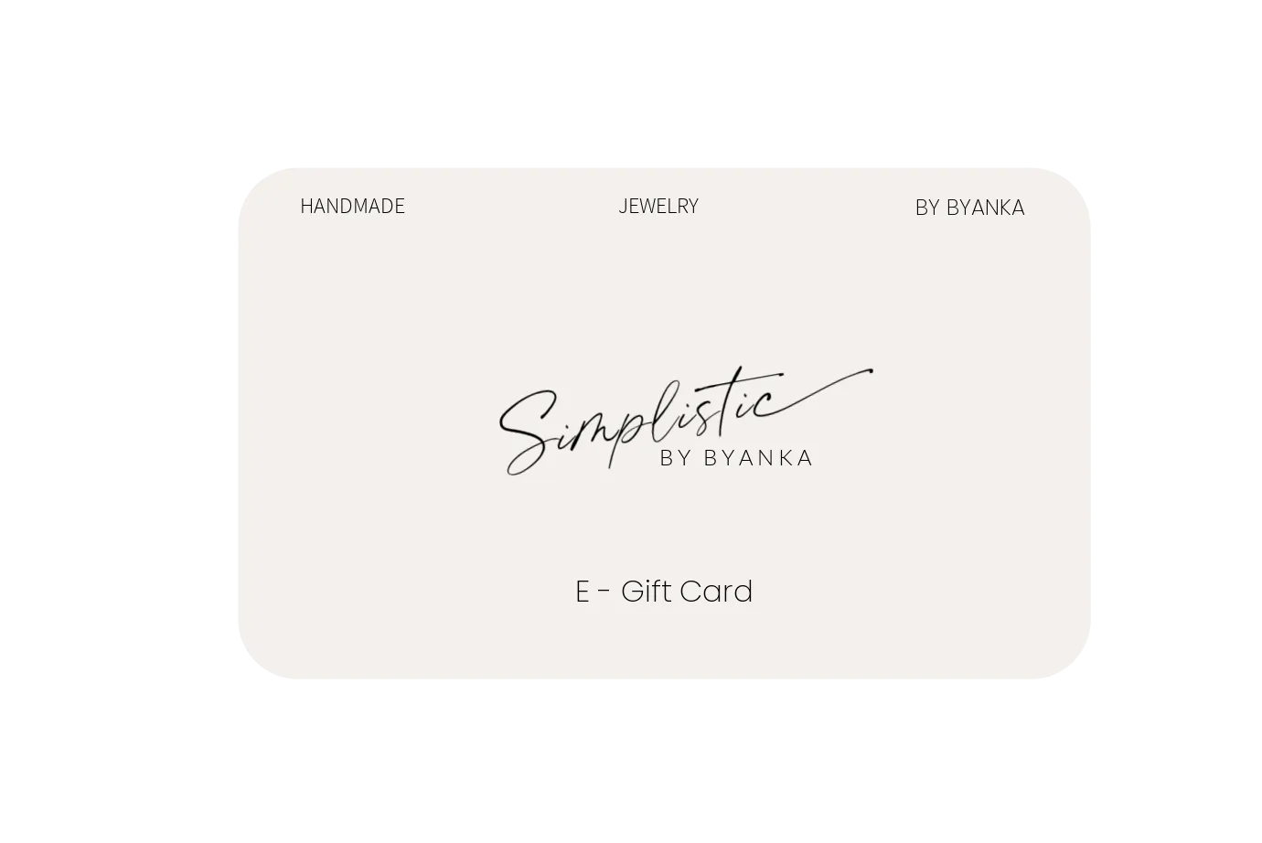 Digital Gift Card