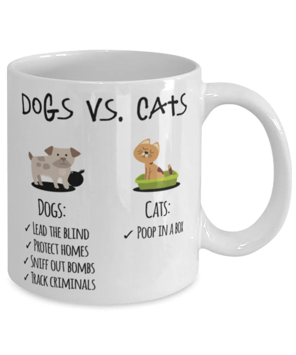 Dogs Vs Cats Coffee Mug