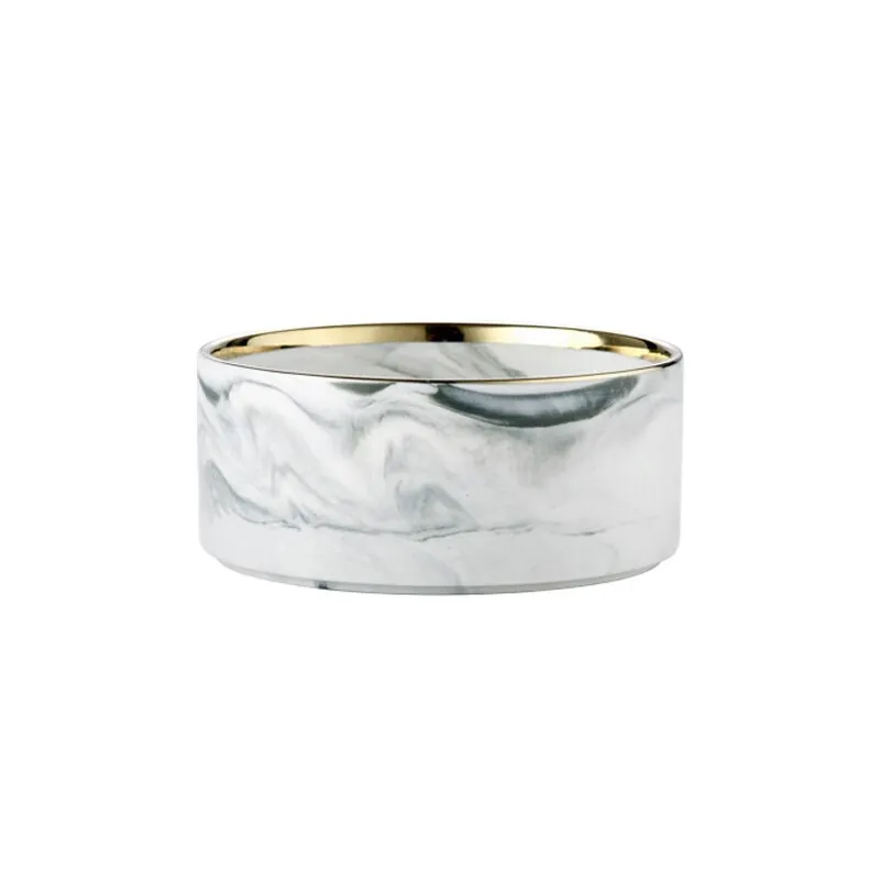 Elegant Ceramic Cat Dog Neck Guard Pet Feeding Bowl