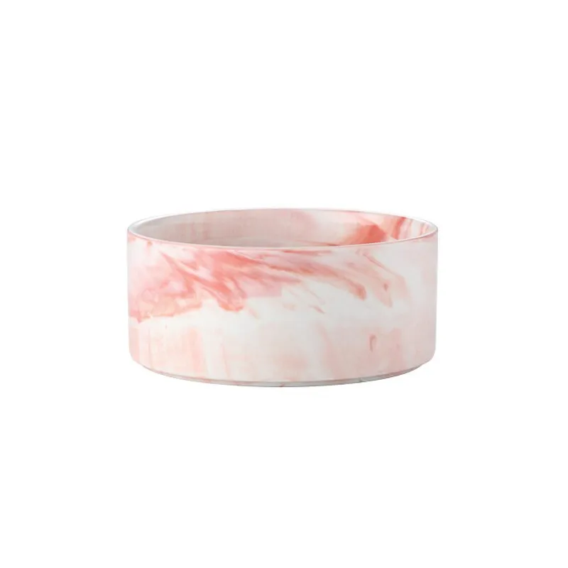 Elegant Ceramic Cat Dog Neck Guard Pet Feeding Bowl