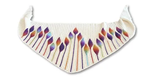 Embossed Natura Shawl Pattern Only