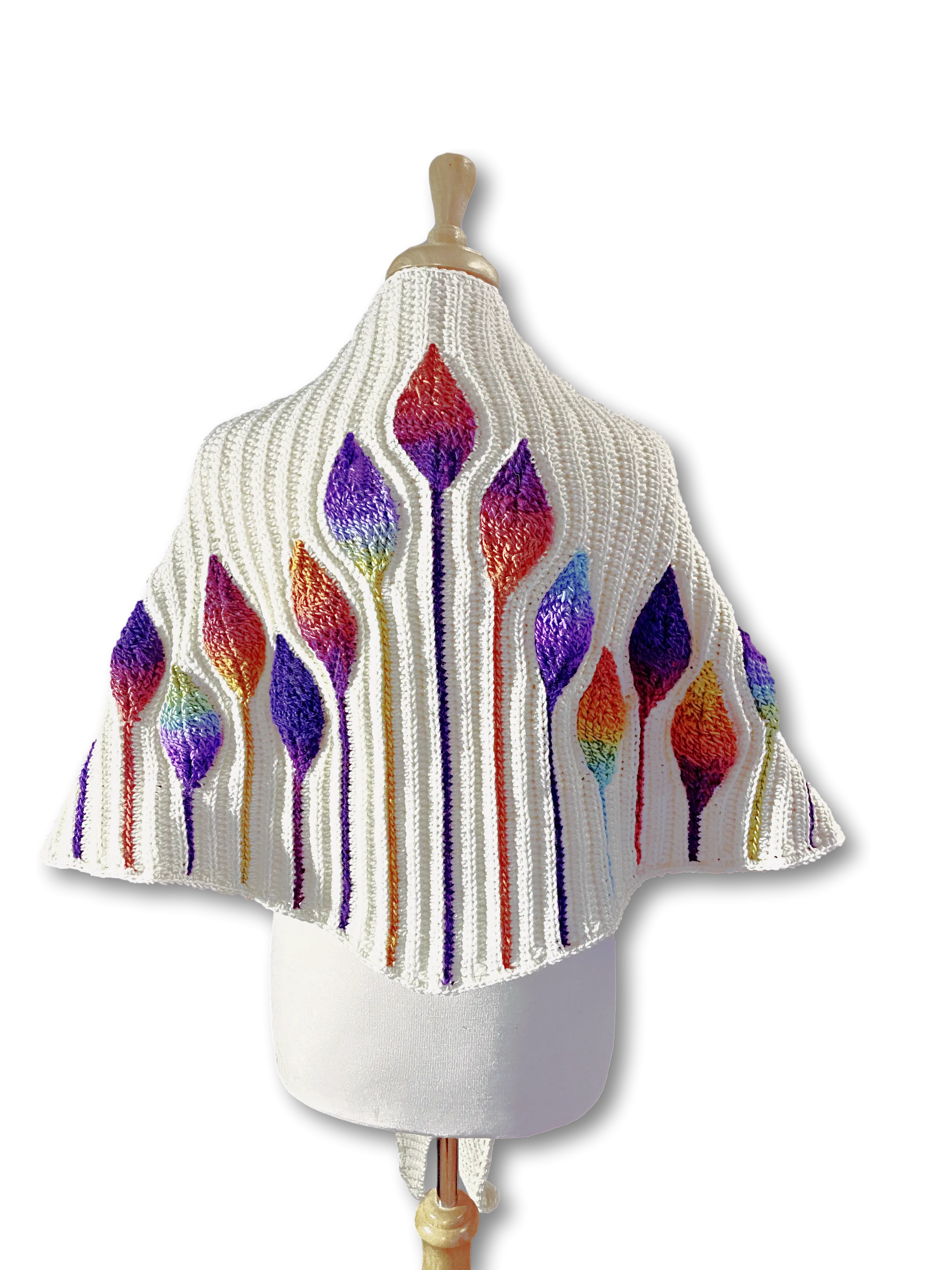 Embossed Natura Shawl Pattern Only