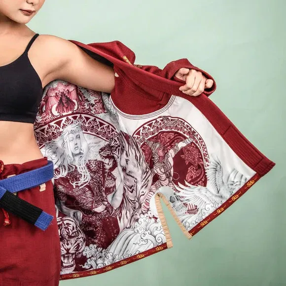 Fairtex BJJ4 Jiu Jitsu Sida Burgundy Red Gi