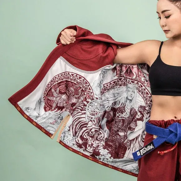 Fairtex BJJ4 Jiu Jitsu Sida Burgundy Red Gi