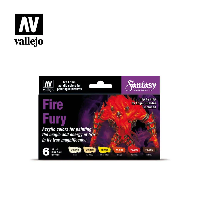 Fantasy Game Colour Set - Fire Fury