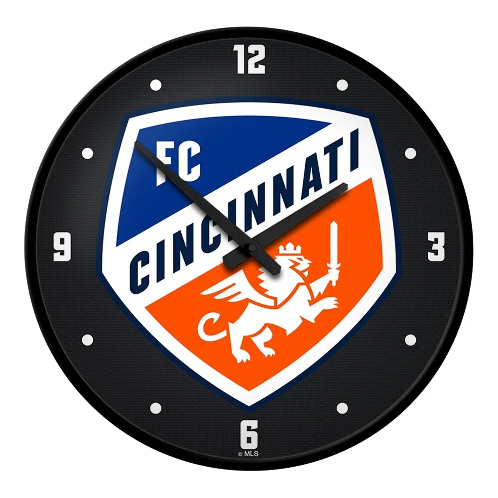 FC Cincinnati: Modern Disc Wall Clock