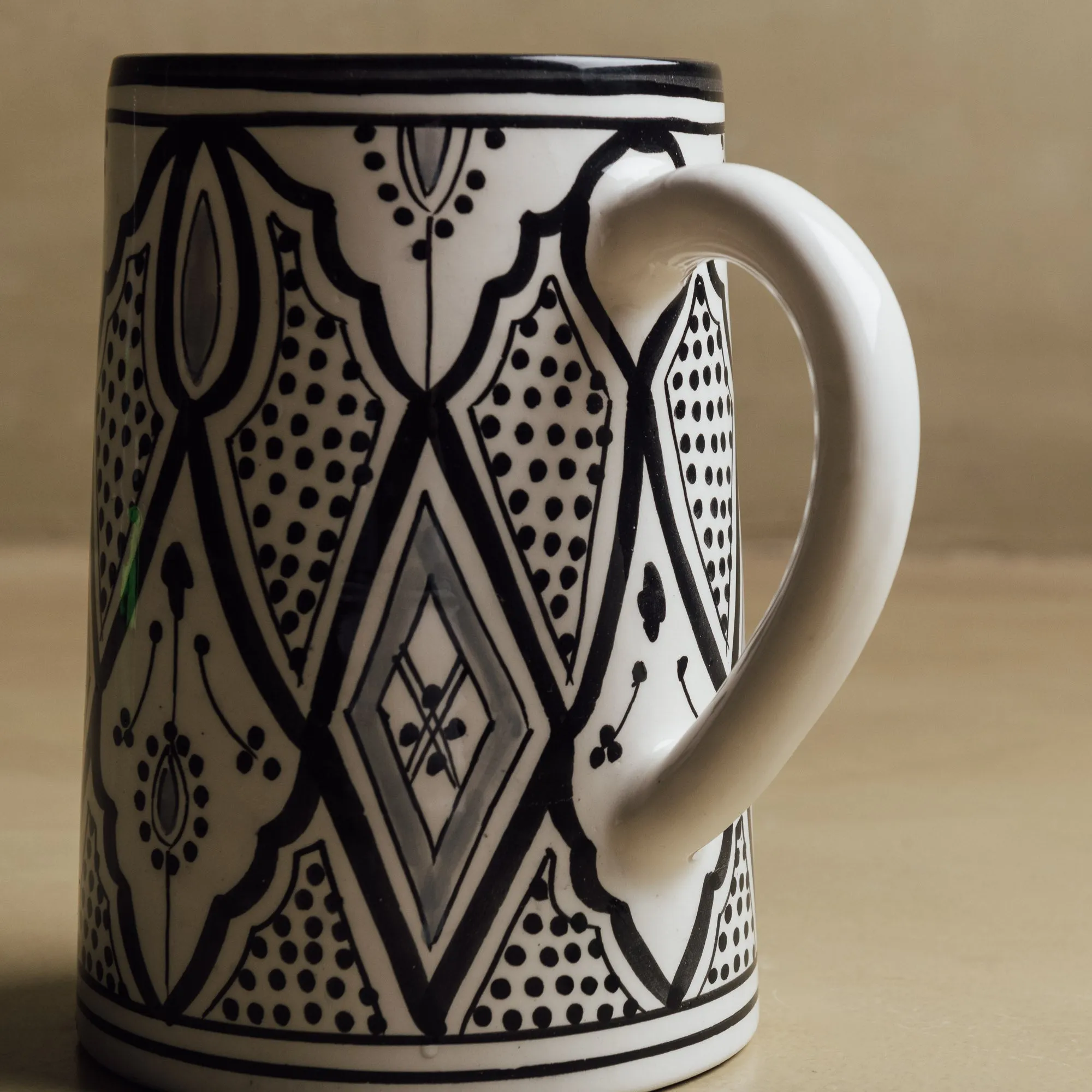 Fez Noir Carafe - Moroccan Table Art