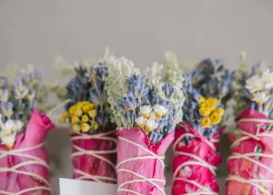 Floral Sage Bundle w/ Crystal, multiple styles