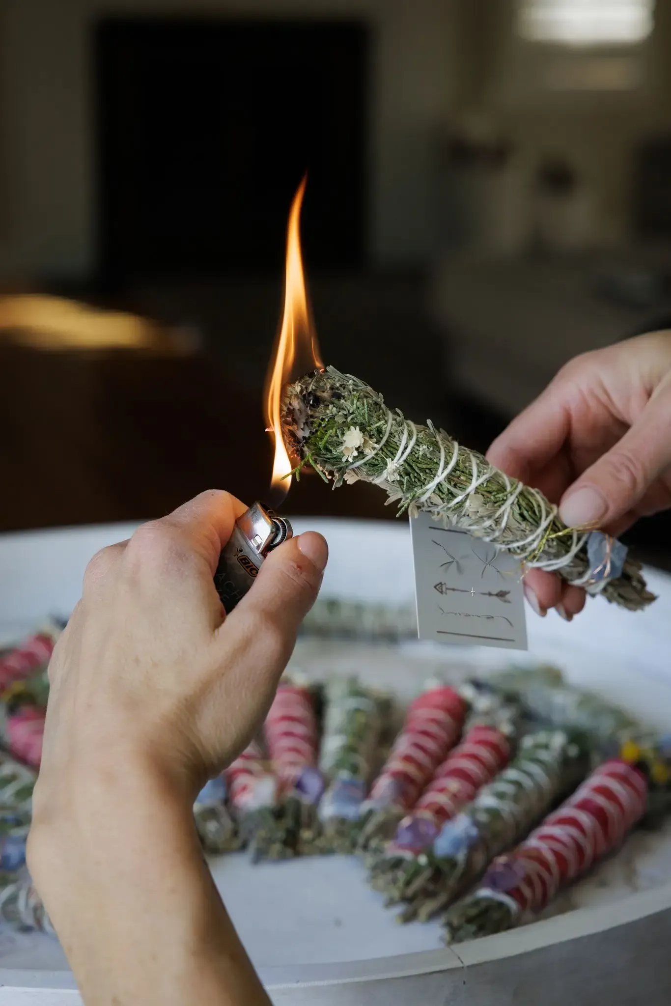 Floral Sage Bundle w/ Crystal, multiple styles