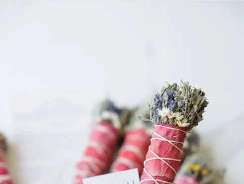 Floral Sage Bundle w/ Crystal, multiple styles