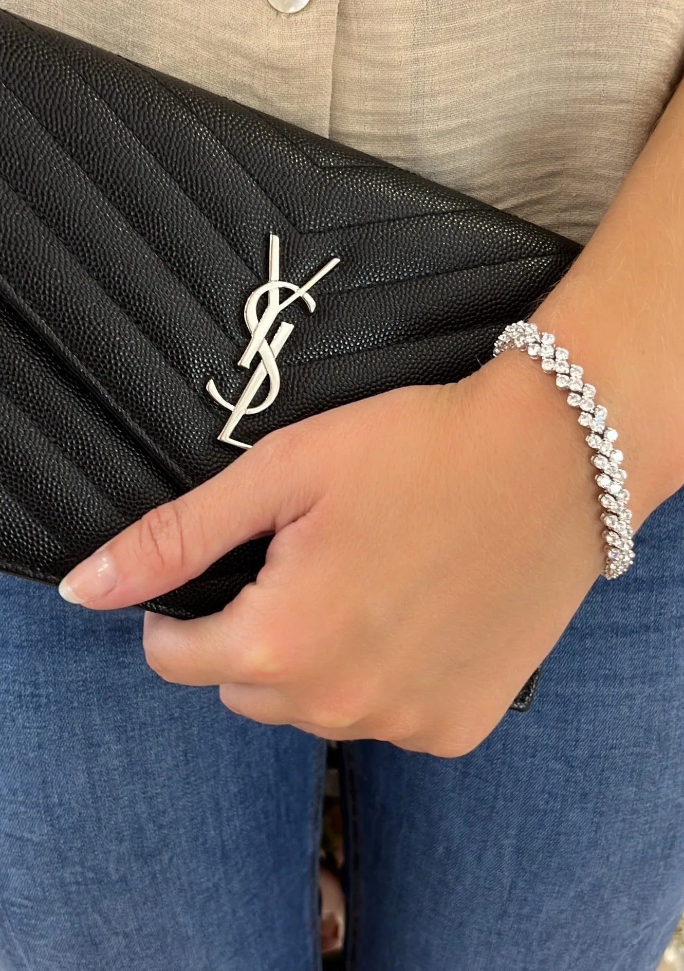Florence Silver & Cubic Zirconia Bracelet