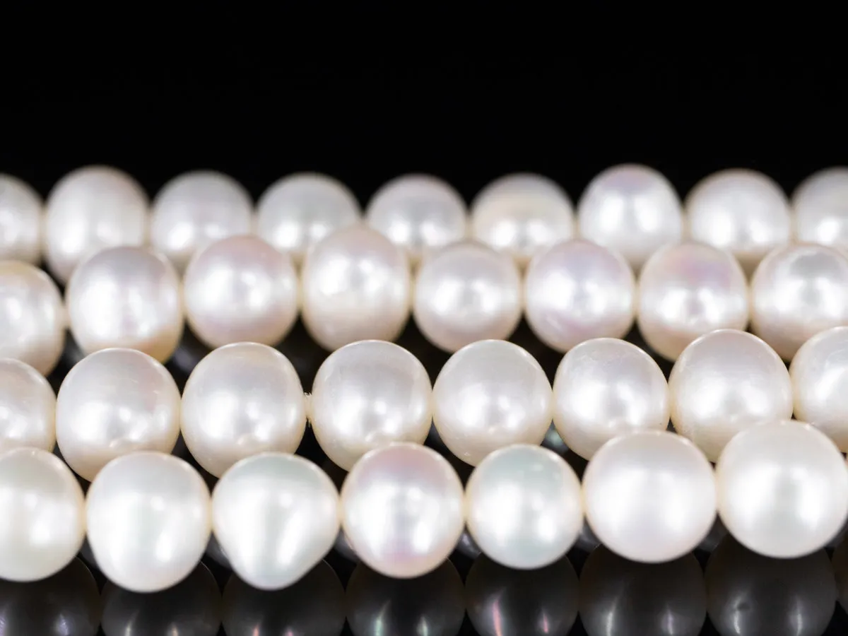 Freshwater Pearl Infinity Necklace 100"