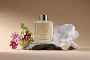 Golden Orchid Flower Diffuser Gift Set || White Orchid