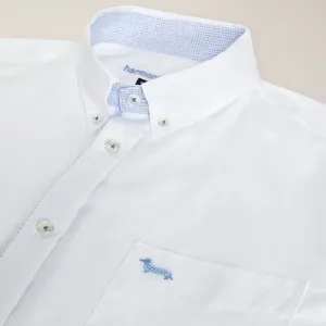 Harmont & Blaine Contrast Details Shirt - White