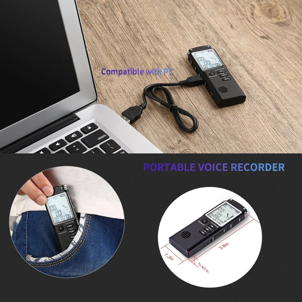 High Fidelity Digital Voice Audio Recorder