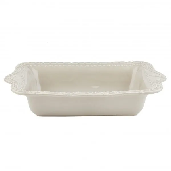 Historia Rectangular Baker Medium Greystone