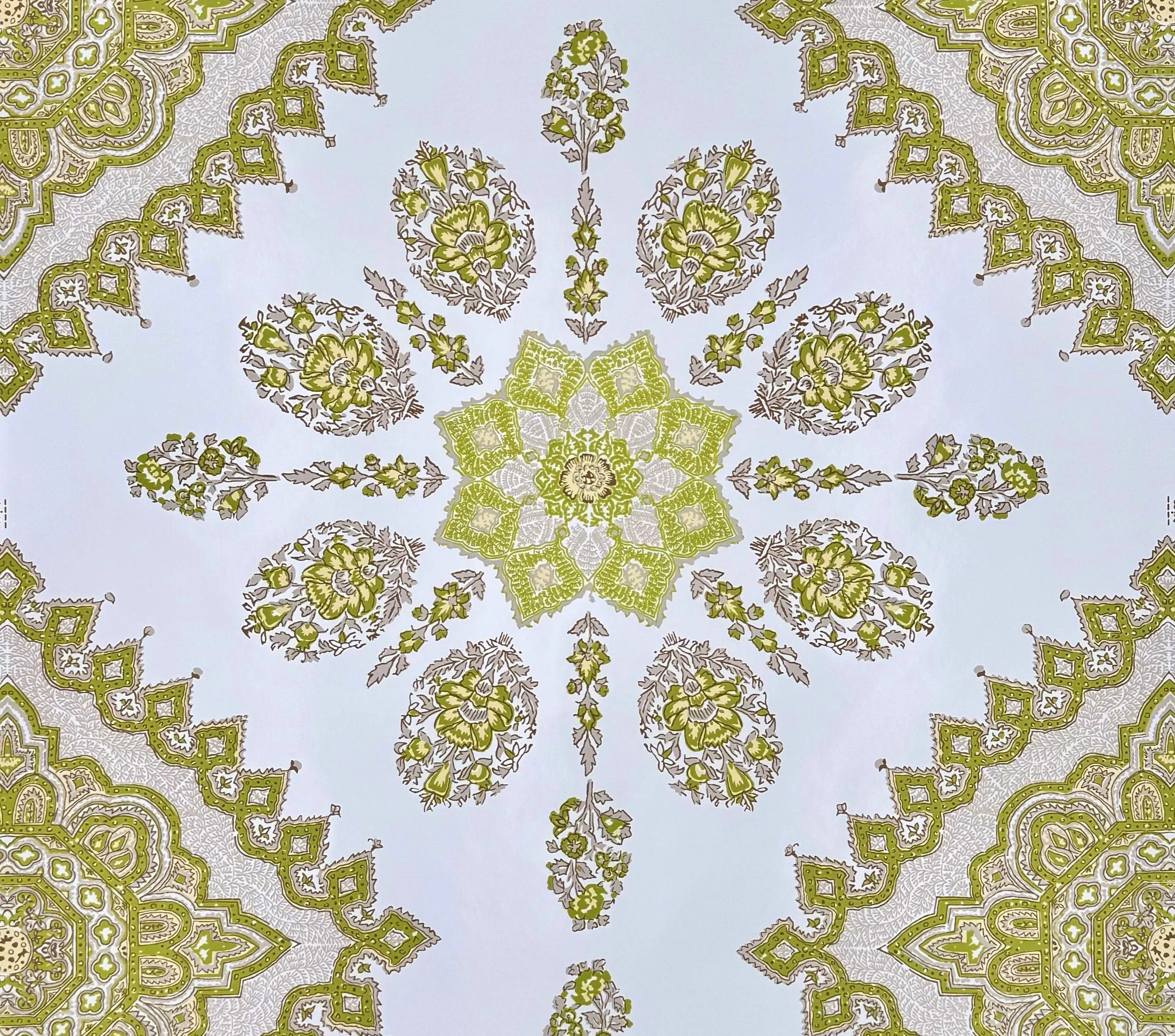Home Couture Wallpaper: Persepolis - Custom Fig / Cream on Vinyl Wallpaper