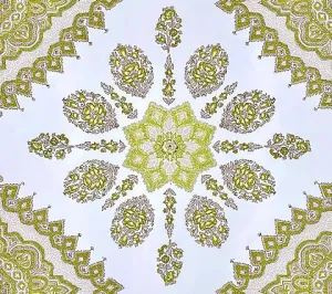 Home Couture Wallpaper: Persepolis - Custom Fig / Cream on Vinyl Wallpaper
